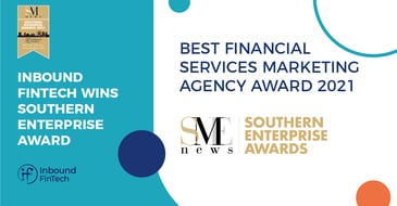 Inbound FinTech wins 2021 Southern Enterprise Award | Inbound FinTech blog