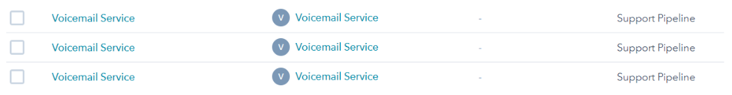HubSpot's voicemail integration