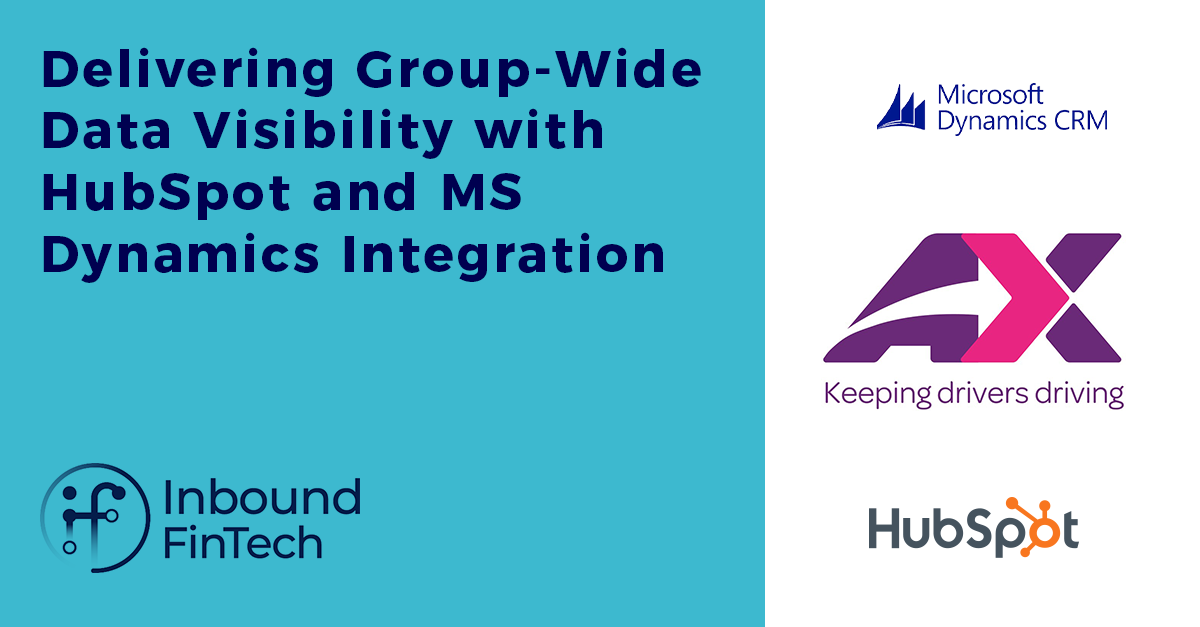HubSpot & MS Dynamics integration project | Inbound FinTech & AX